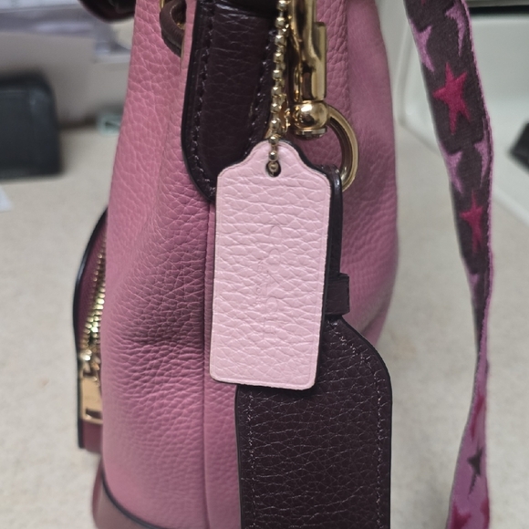 Coach Pink and Burgundy Backpack - Picture 5 of 6